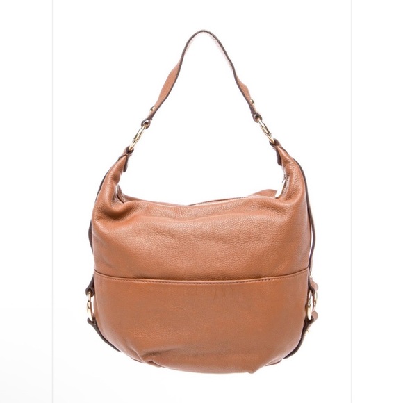 Michael Kors Leather Brown Hobo Bag - Picture 3 of 8